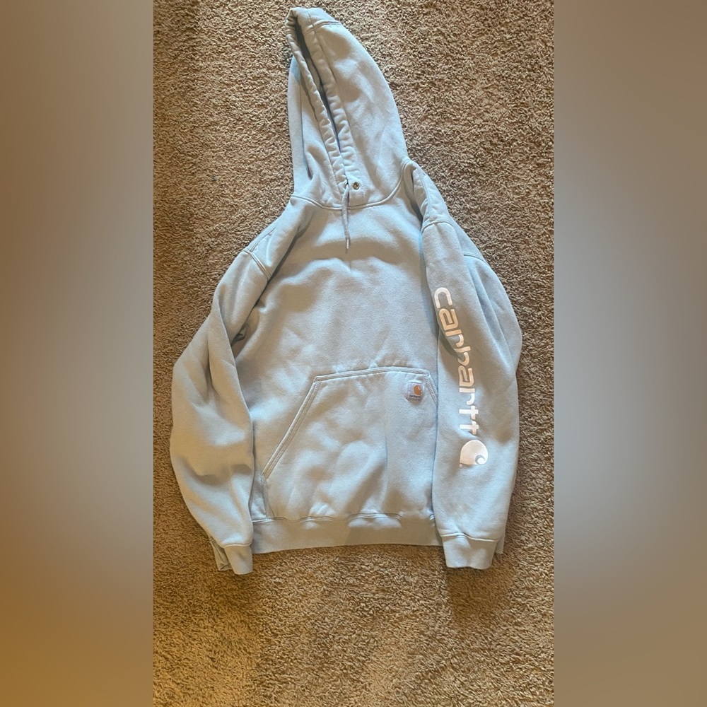 Carharrt light blue Hoodie